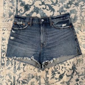 Abercrombie & Fitch Annie High Rise Jean Shorts Women Size 28 / 6